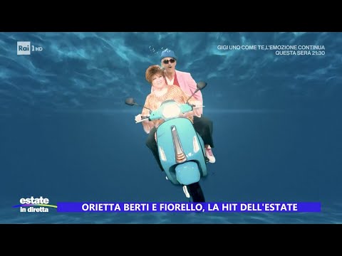 Orietta Berti canta "Una vespa in due" e risponde alle domande di Marzullo