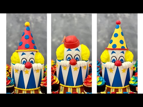 Clown Circus Cake