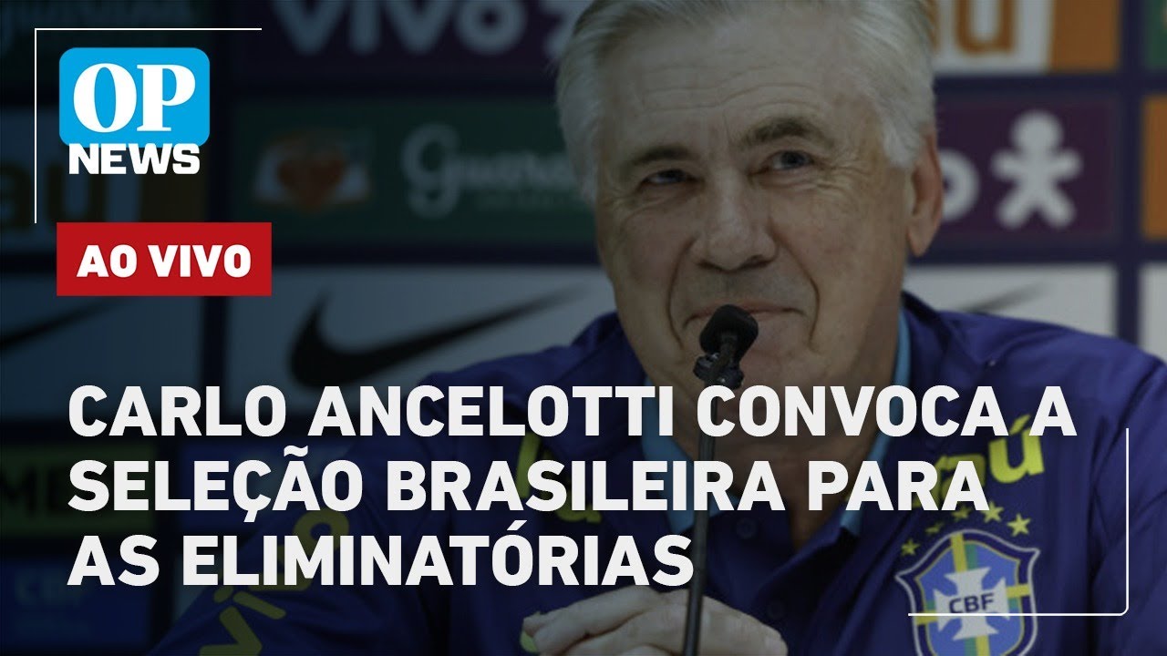 🔴AO VIVO: Acompanhe a convocação da Seleção Brasileira para a reta final das eliminatórias
