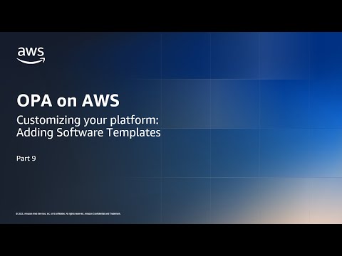 OPA on AWS. Part 9 - Using Terraform to Orchestrate Applications | Amazon Web Services