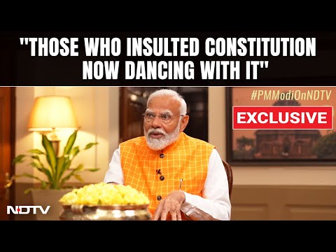 PM Modi News: "Those Who Insulted Constitution Now Dancing With It"