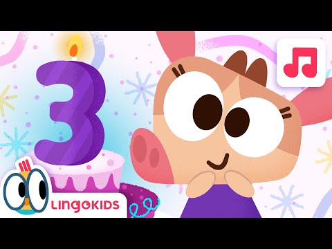 Happy Birthday Song for 3-Year-Olds 🎂3️⃣🎈 Songs for kids | Lingokids