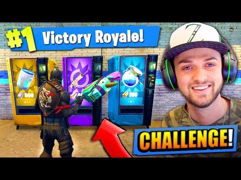 VENDING MACHINE *ONLY* CHALLENGE in Fortnite: Battle Royale! - UCYVinkwSX7szARULgYpvhLw