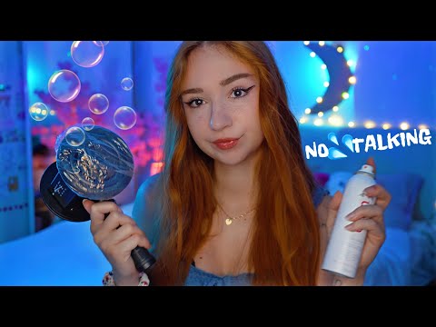ASMR pleins de TRIGGERS pour avoir des FRISSONS ☔️ <strong>No</strong> Talking PLUIE, MOUSSE, .. (<strong>no</strong> Talking)