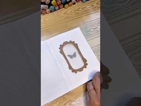 aesthetic mirror frame ഉണ്ടാക്കാം😍 #diy #craft #aesthetic #shorts #shortvideo #shortsfeed #viral