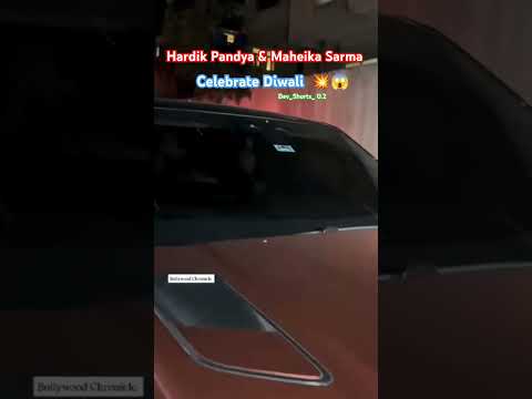 HardikPandyaNew Gf Maheika Sarma Celebrate Diwali 💥🔥😱😱💯💯❤️‍🩹❤️‍🩹😎👌#hardikpandya #cricket#india #bcci