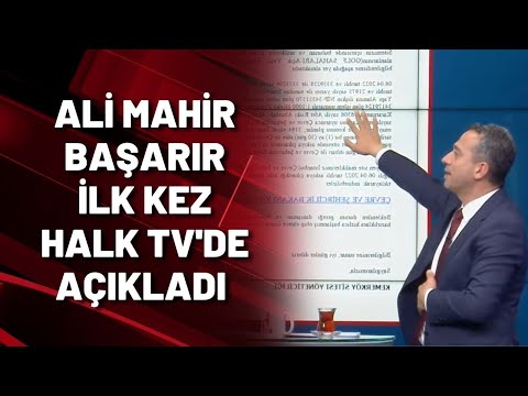 CENGİZ İNŞAAT ve DEMİRÖREN'e dair iki belgeyi Ali Mahir Başarır ilk kez Halk TV'de açıkladı