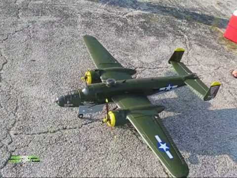 Hobby King  RC Electric B-25 Maiden Flight - UC0UJ4cllrBRip2Mw8lfuQnQ