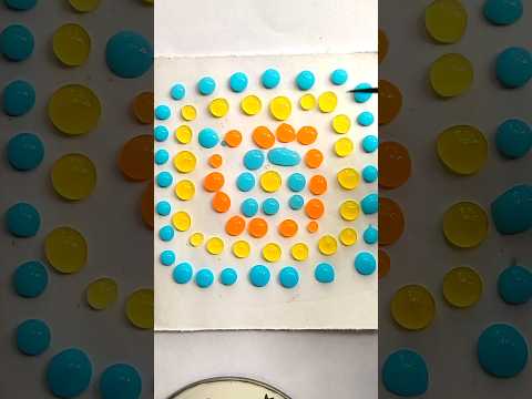 Nghệ thuật thỏa mãn | Vẽ và pha trộn màu sắc thư giãn #shorts #shortsvideo #trending #viral