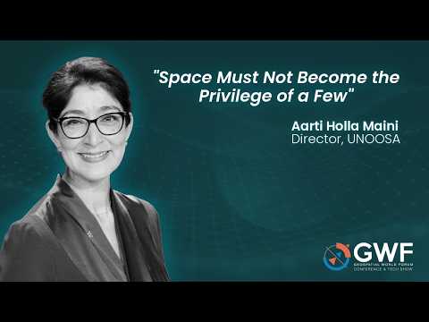 Space for All: Why Geospatial Sovereignty Is Every Nation's Right | GWF 2026