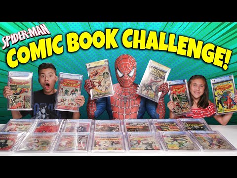 SPIDER-MAN COMIC BOOK CHALLENGE!!! Most Valuable Spider-Man Comics Collection Battle! - UCHa-hWHrTt4hqh-WiHry3Lw