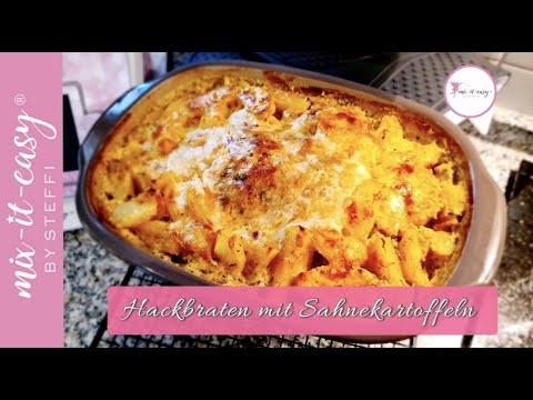 HACKBRATEN mit SAHNEKARTOFFELN | Thermomix® TM6 | mix-it-easy®
