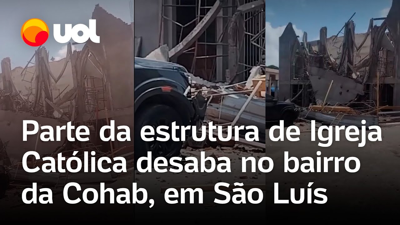Parte da Igreja Nossa Senhora do Perpétuo Socorro desaba no bairro da Cohab no Maranhão veja vídeo
