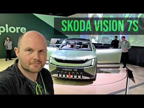 Skoda Vision 7 EV | Skoda's 7 seater 600km range electric car!