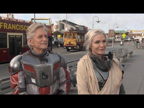 Michael Douglas and Michelle Pfeiffer Talk Challenges of the Supersuit On-Set of 'Ant-Man and the… - UCdtXPiqI2cLorKaPrfpKc4g