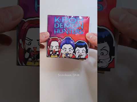 KPop Demon Hunters Blindbag Game Book 케이팝 데몬헌터스 블라인드백 게임북 Huntrix Saja boys Sodapop 소다팝 #kpop #asmr