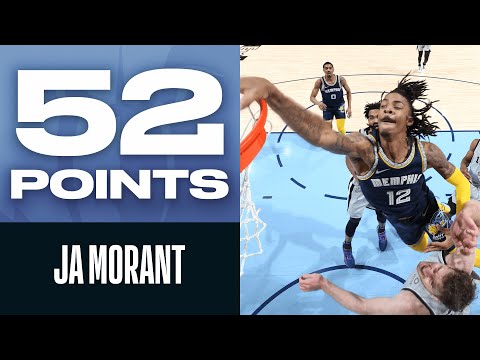 Ja Morant Gave EVERYTHING! 52 PTS CAREER-HIGH video clip 