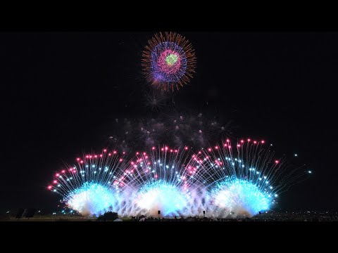 2025 利根川大花火大会「百花乱舞」ワキノアートファクトリー♪ エキシビションミュージックスターマイン