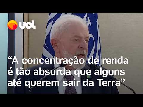 Lula cobra taxação dos super-ricos e manda indireta para Elon Musk: 'Não precisamos ir para Marte'