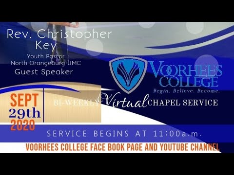 Voorhees College Chapel Serviec