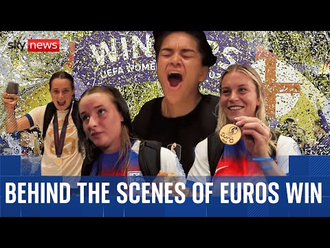 Tears, pizza and gold medals: behind the scenes of Lionesses' win