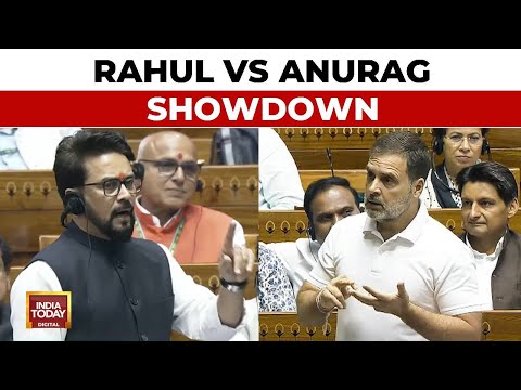 Rahul Gandhi Vs Anurag Thakur Showdown, Fiery Faceoff Over Caste Census, Massive Ruckus In Lok Sabha