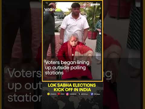 Lok Sabha Elections 2024: Voters queue as world’s largest elections kick off in India | WION Shorts