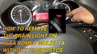 Cancellare spia manutenzione Alfa Romeo GIULIETTA