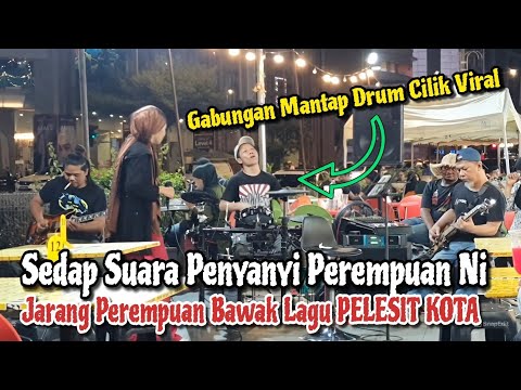 Geng Drummer Cilik Memamg Padu. Kali Ni Dia Bawak Penyanyi Perempuan. Suara Perempuan Tu Cukup Bagus