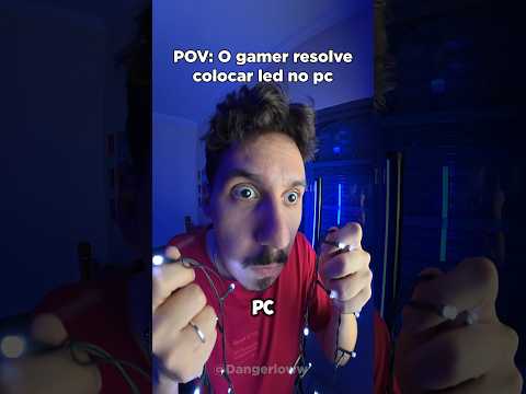 🔥quando quero colocar <strong>led</strong> no <strong>Pc</strong> gamer! 😱