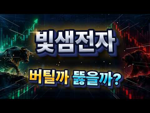 [빛샘전자 주가전망] 거래 줄고 기관은 샀는데 아직 남은 반등 신호
