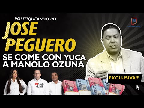 JOSE PEGUERO SE COME CON YUCA A MANOLO OZUNA EN POLITIQUEANDO RD