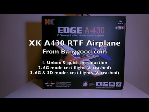 XK A430 "Edge" RTF Brushless Airplane ✈️ - UCWgbhB7NaamgkTRSqmN3cnw