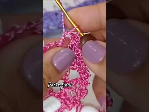 Deixando o ponto pico mais bonito #crochet