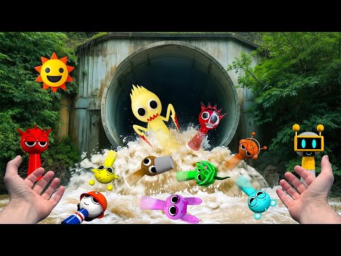 Scary Day! SPRUNKI PHASE 2 in Real Life| Guess Who I Just Found! PINKI |RADDY|SIMO|VINERIA|TUNNER ?