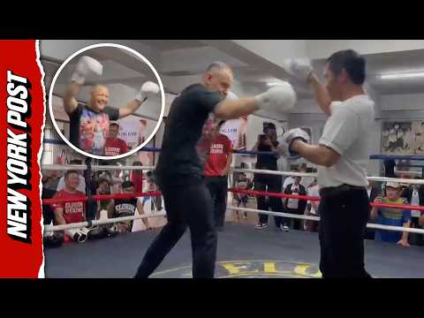 Polish President Nawrocki Spars With Boxing Legend Manny Pacquiao During Philippines Visit