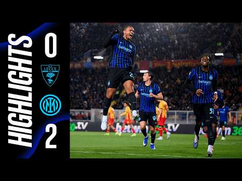 GOL NEL FINALE E VITTORIA PESANTISSIMA 🖤💙 | LECCE-INTER 0-2 | SERIE A 25/26 HIGHLIGHTS 🇮🇹