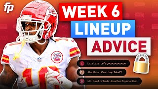 Fantasy Billboard: Start 'em, Sit 'em advice for Week 6