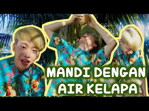MANDI DENGAN AIR KELAPA!!ㅣYOHONEY COWOK KOREA