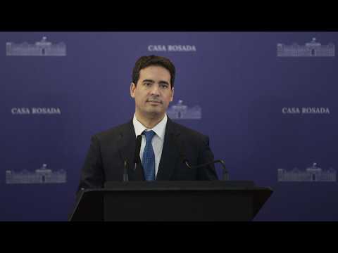 Conferencia <strong>de</strong> prensa <strong>del</strong> vocero presidencial Adrián Ravier