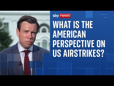 What was purpose of strikes on Iran from an American perspective?