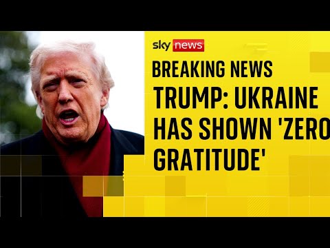 Trump launches fresh attack on Ukraine's leadership | Ukraine War