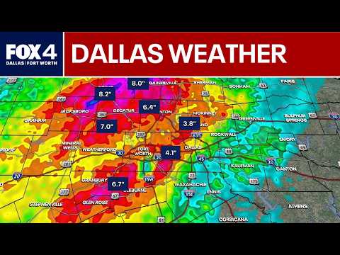Dallas Weather: Rain, flooding concerns through Friday