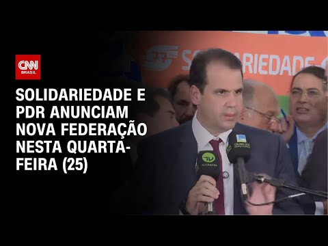 ​Solidariedade e PDR anunciam nova federação | CNN 360º
