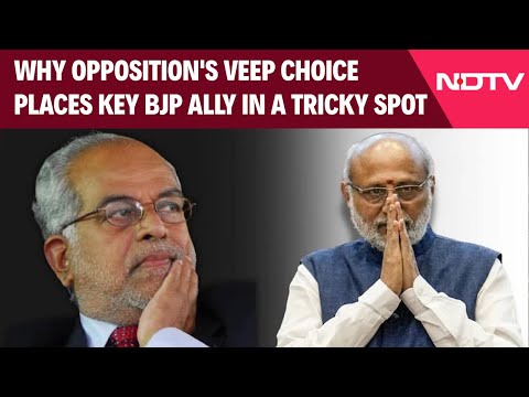 Vice President News | Why Opposition's Veep Choice Places Key BJP Ally In A Tricky Spot