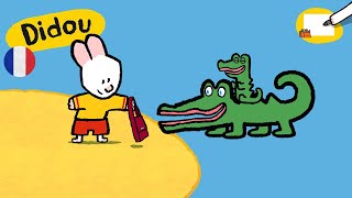 Crocodile - Didou, dessine-moi un crocodile | Dessins animés pour les enfants , plus  ici 