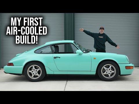 Introducing Adam LZ's First Air-Cooled Car: Mint Green Porsche 964 Sponsored by eBay Motors