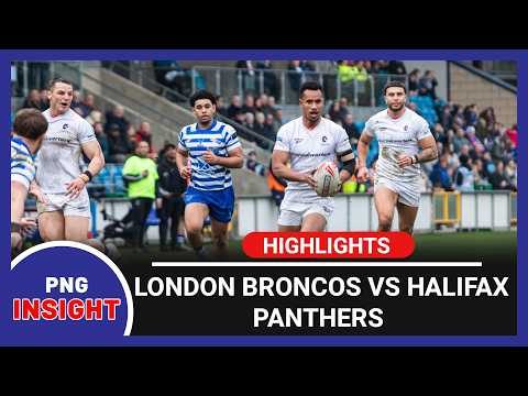 London Broncos Vs Halifax Panthers Highlights