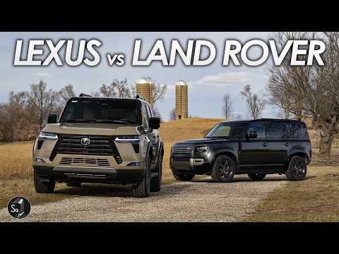 Ultimate Off-Road Showdown: Land Rover Defender vs. Lexus GX 550