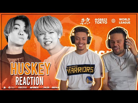 REACTING to HUSKEY 🇯🇵 I GRAND BEATBOX BATTLE 2023: WORLD LEAGUE I Tag Team Elimination